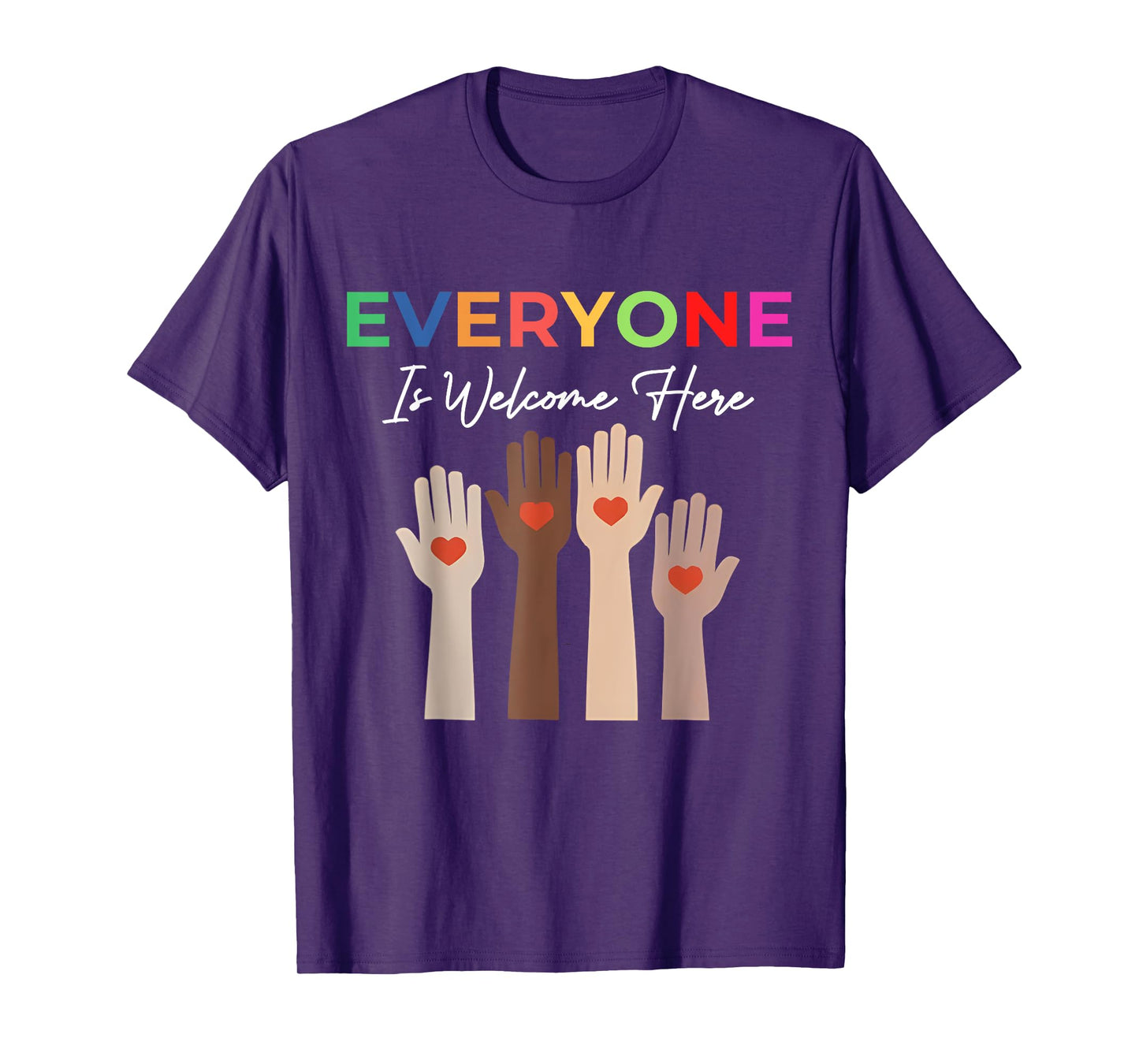 Everyone Is Welcome Here Idaho Teacher T-Shirt