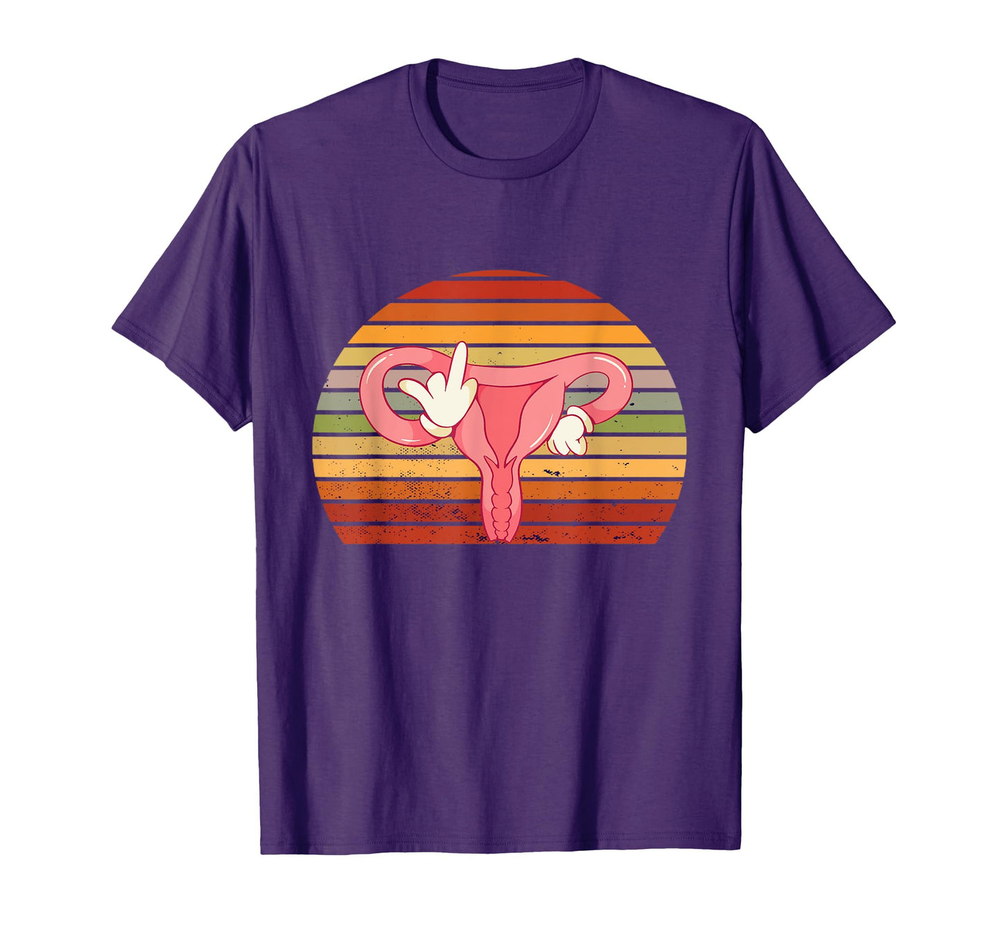 Feminism Endometriosis Feminist Retro Hysterectomy Uterus T-Shirt