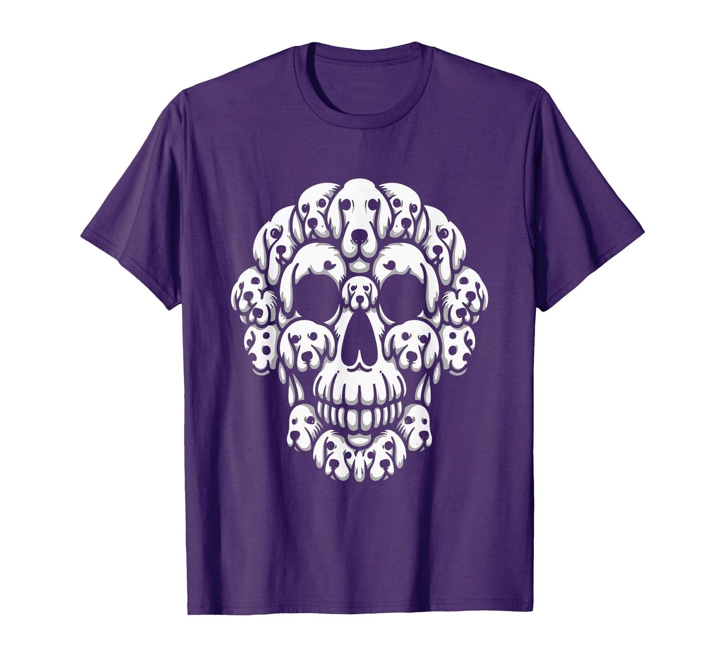 Group Golden Retrievers As Halloween Skull Costume Dog Owner T-Shirt
