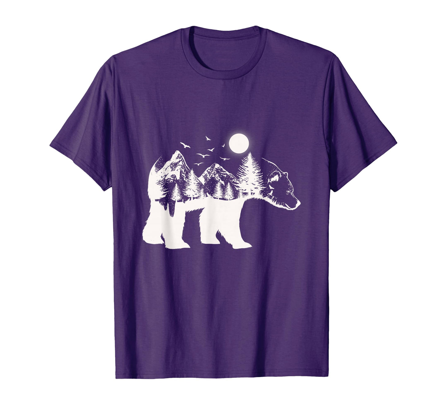 Bear illustration made of trees bears T-Shirt