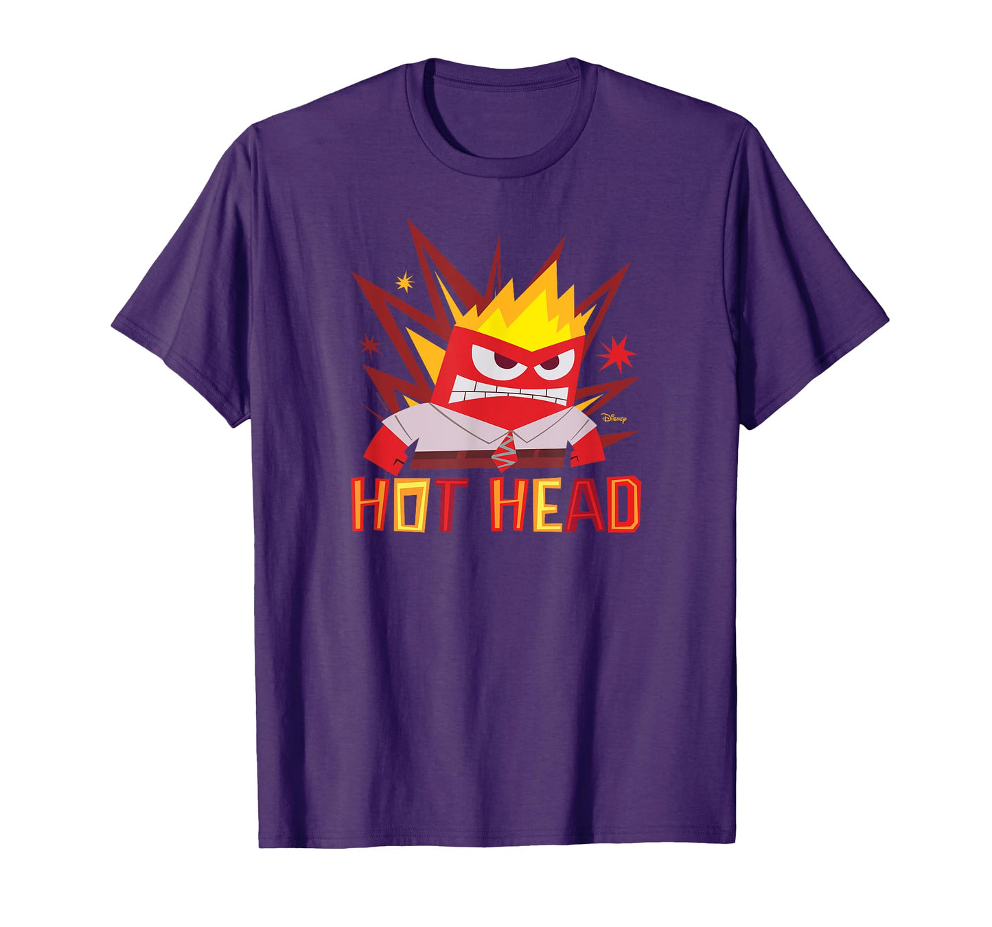 Inside Out 2 - Anger Hot Head Emotion Character T-Shirt