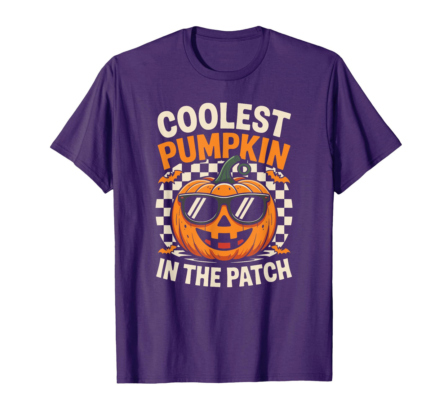 Coolest Pumpkin in The Patch Halloween Boys Girls Kids T-Shirt