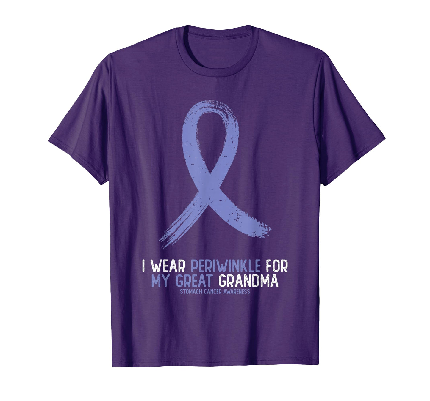 I Wear Periwinkle For My Great Grandma Stomach Cancer T-Shirt