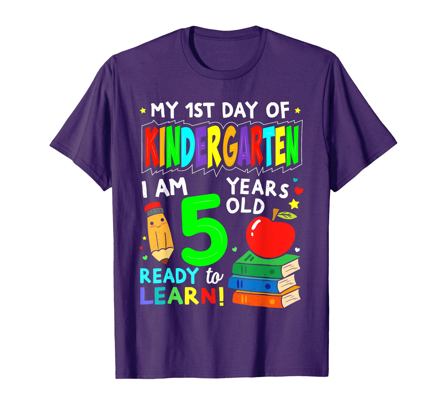 My First Day Of kindergarten 1st Day Of School Boys Girls T-Shirt