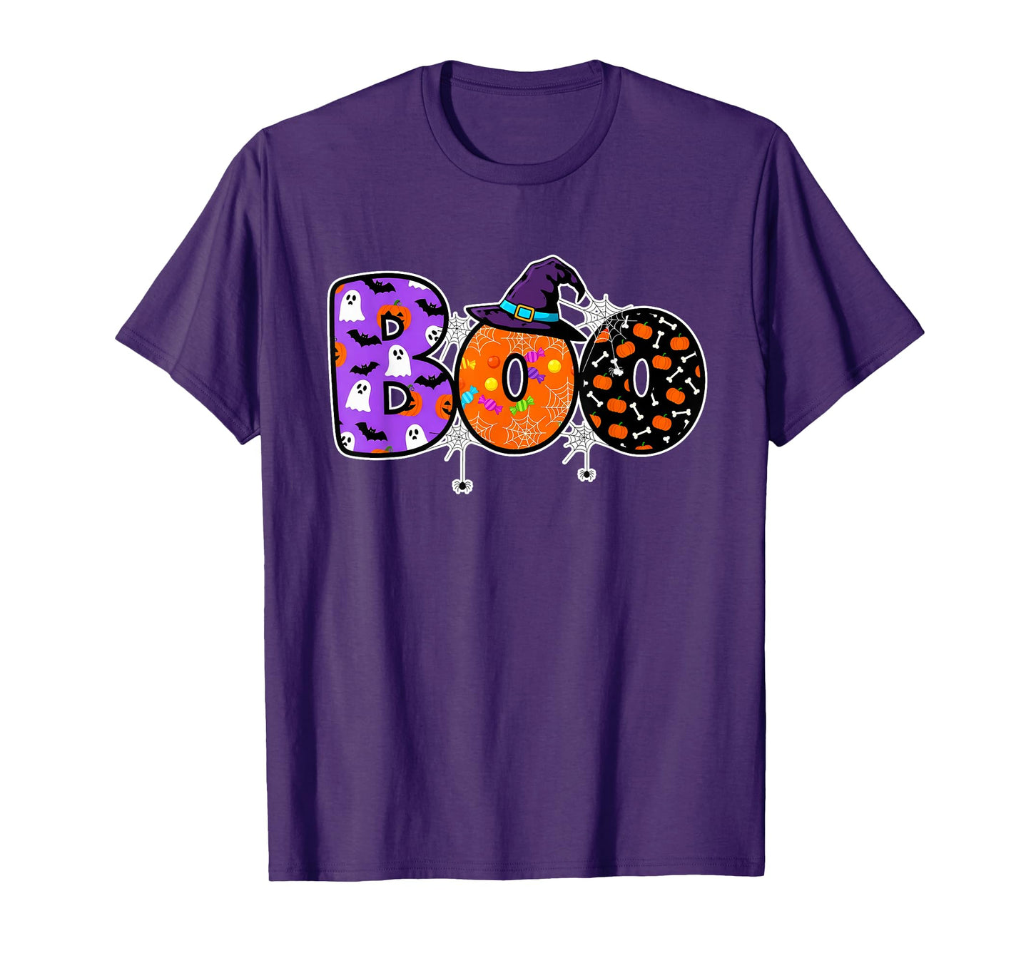 Halloween Boo Costume Matching Women Kids Men T-Shirt
