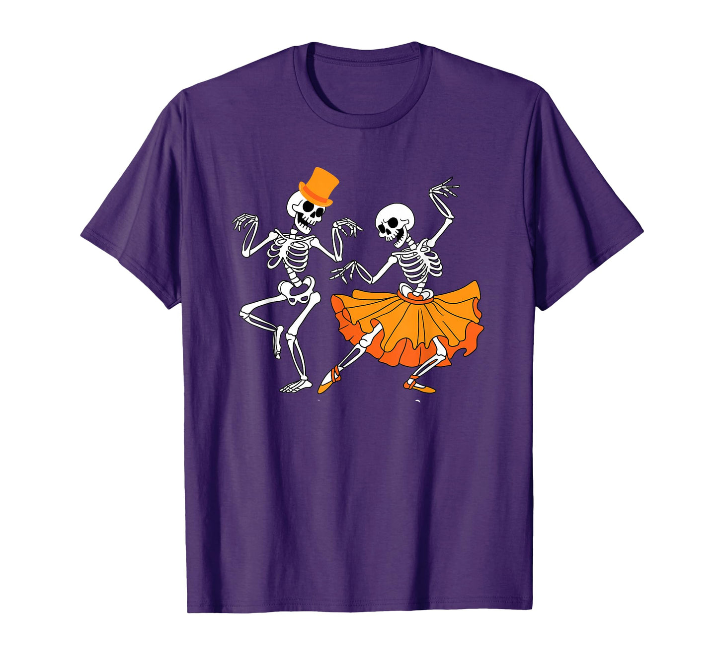 Dancing Skeleton Funny Halloween Costume Party Outfit Ballet T-Shirt