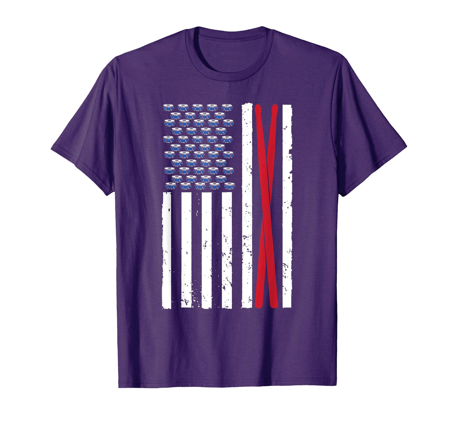 Cool Drummer Art For Men Women Drumming Percussion Drumstick T-Shirt