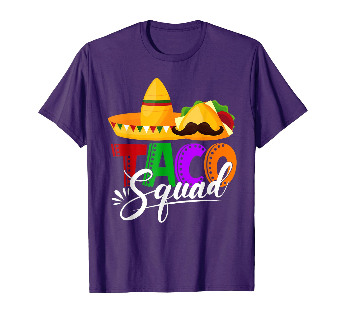 Taco Squad Cinco De Mayo Funny Cute Mexican Food Lover Group T-Shirt