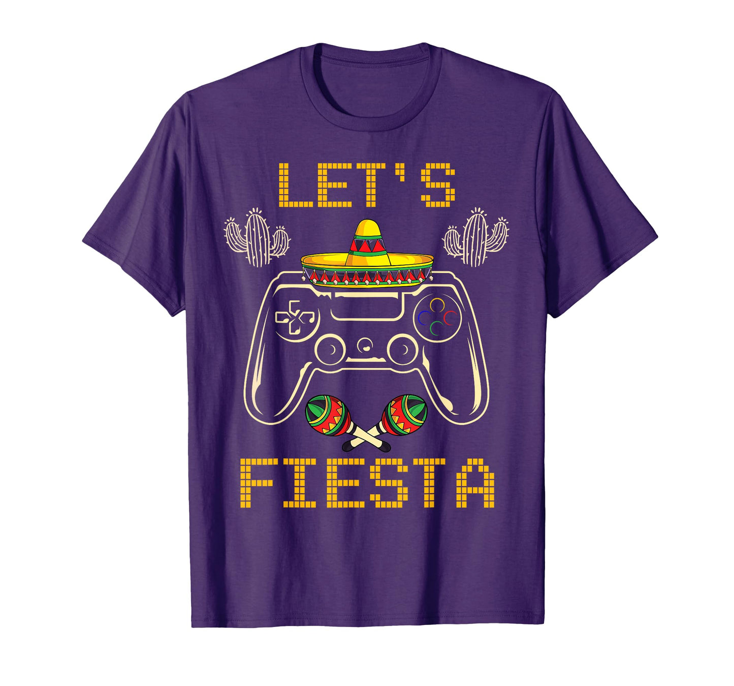 Cinco de Mayo Video Games Gaming Controller Gamer Boys Girls T-Shirt