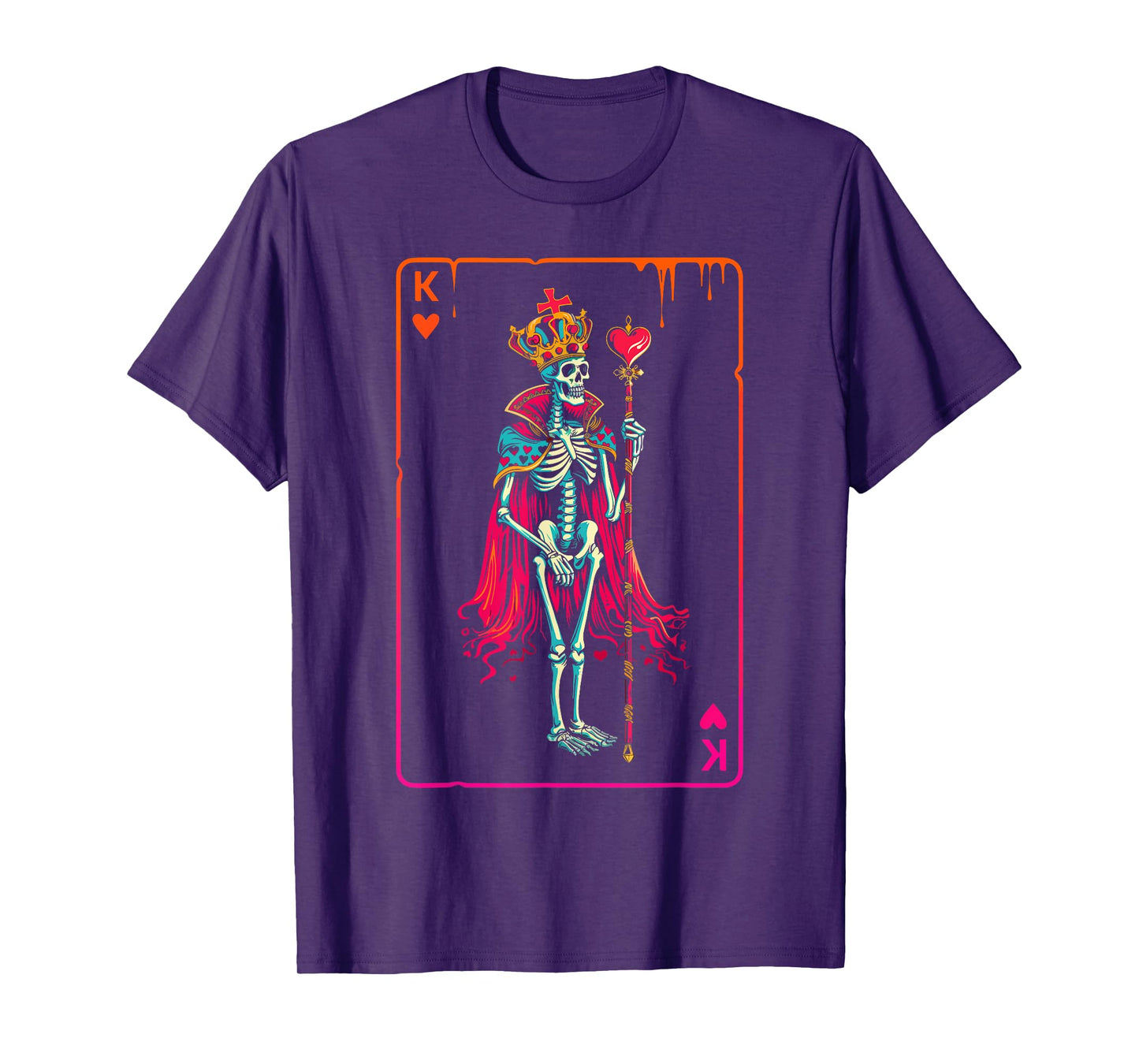 King of Hearts Halloween Costume Valentines Poker Couple Set T-Shirt