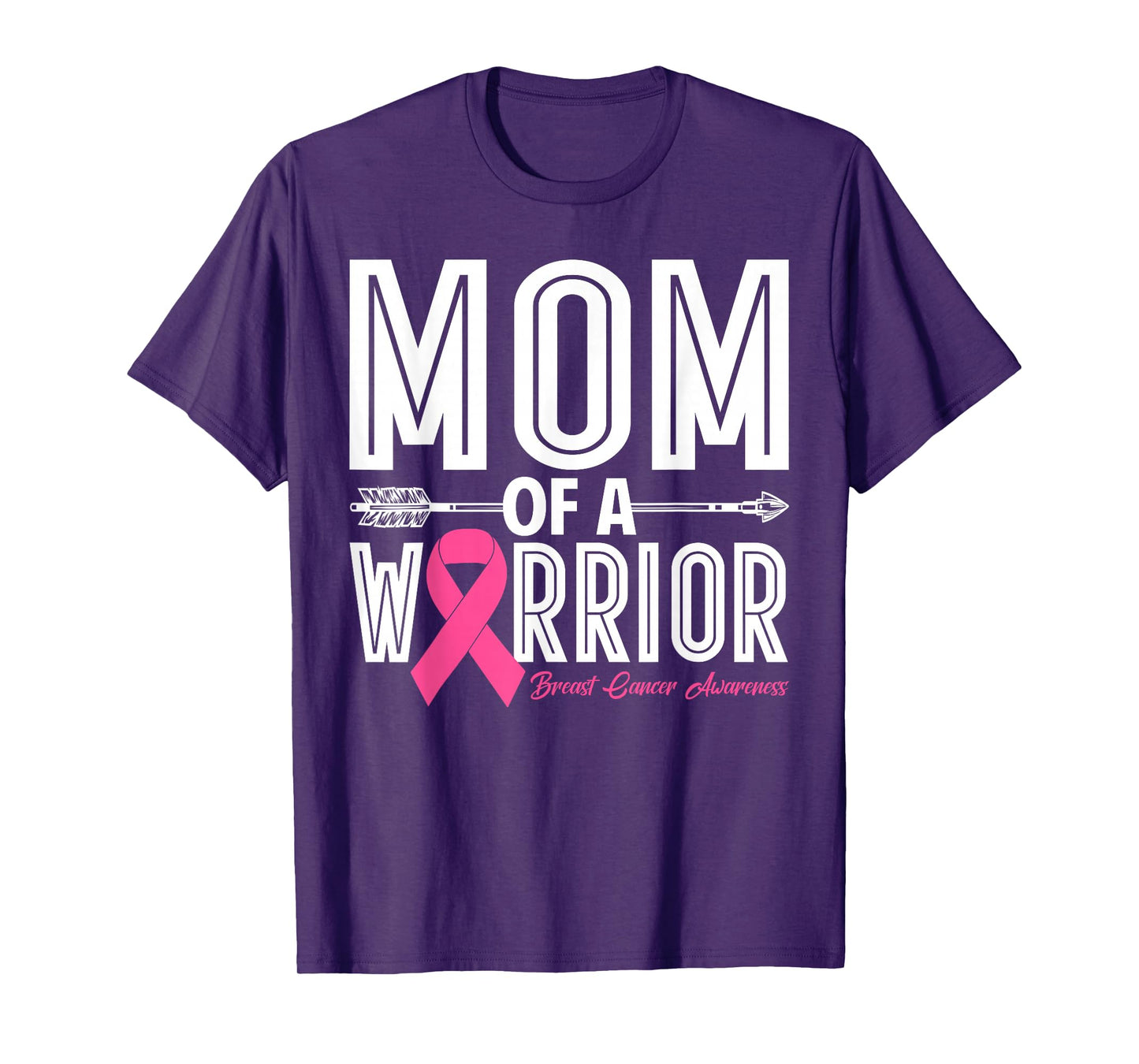 Mom of A Warrior Breast Cancer Awareness Month T-Shirt