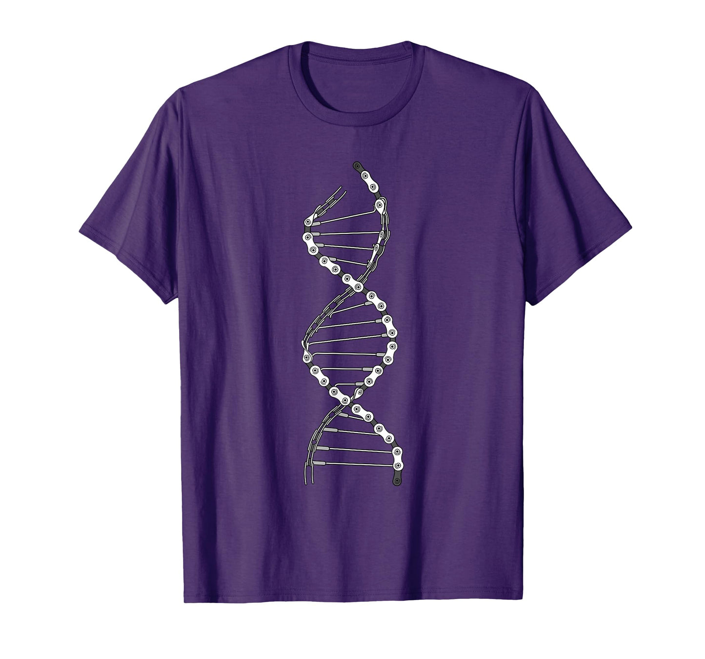Funny DNA Cycling Bicycle Chain Mountain Bike Lovers Outfit T-Shirt