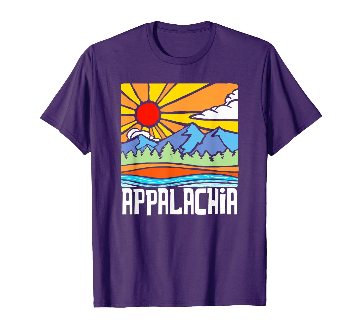 Appalachia Artistic Nature & Mountains Vintage Graphic T-Shirt