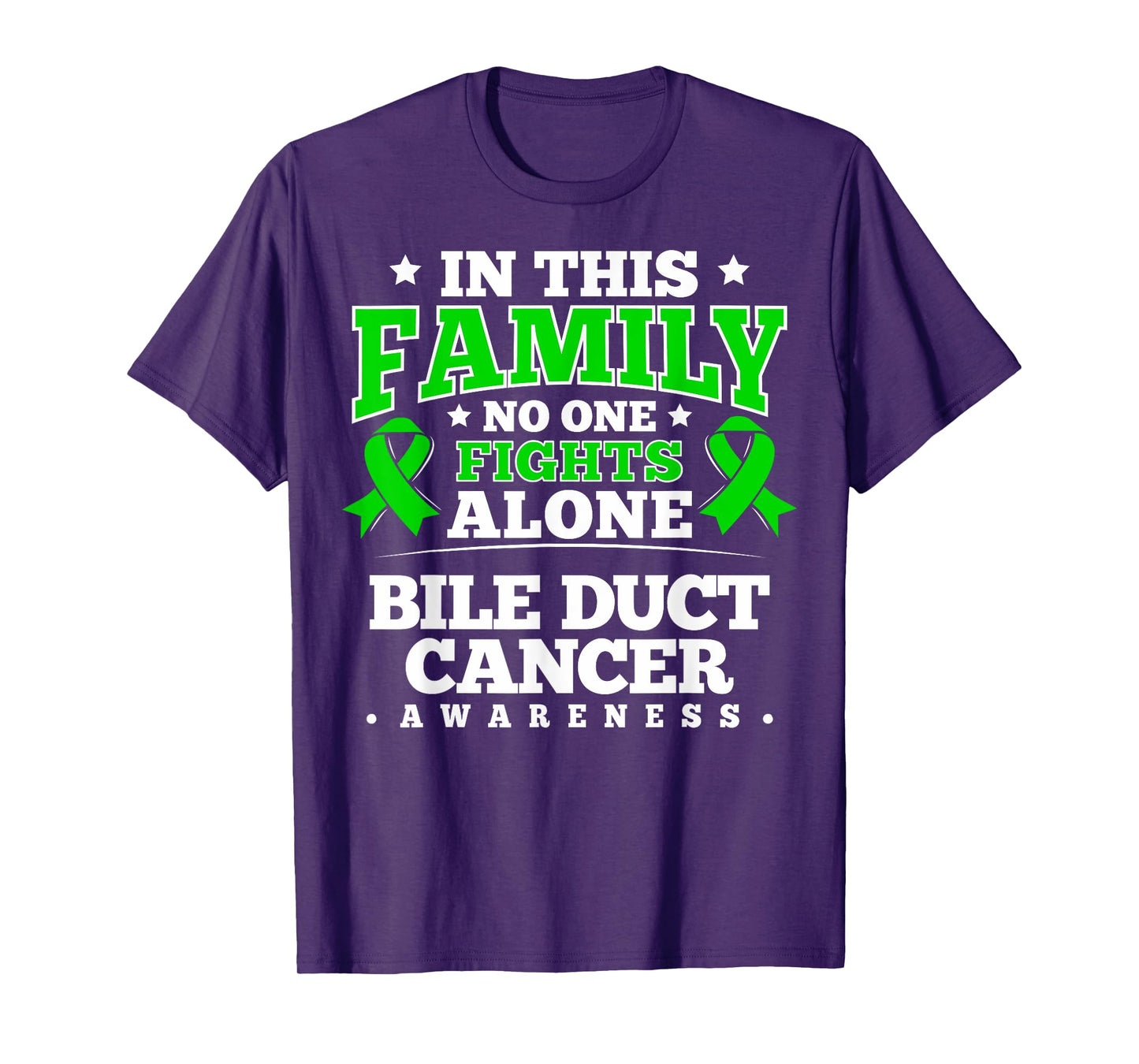 Cholangiocarcinoma Gift Bile Duct Cancer Awareness T-Shirt