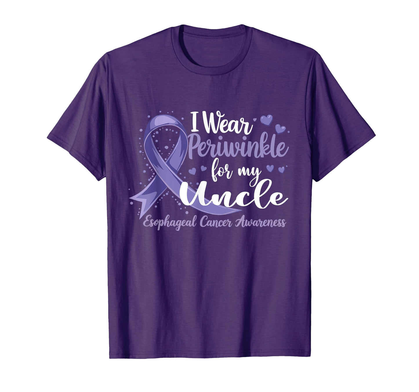 I Wear Periwinkle For My Uncle Esophageal Cancer T-Shirt