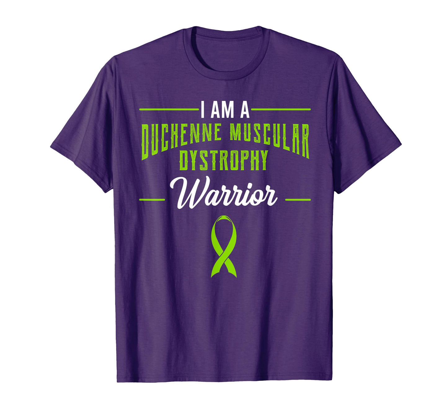 Duchenne Muscular Dystrophy Warrior Awareness Ribbon Patient T-Shirt
