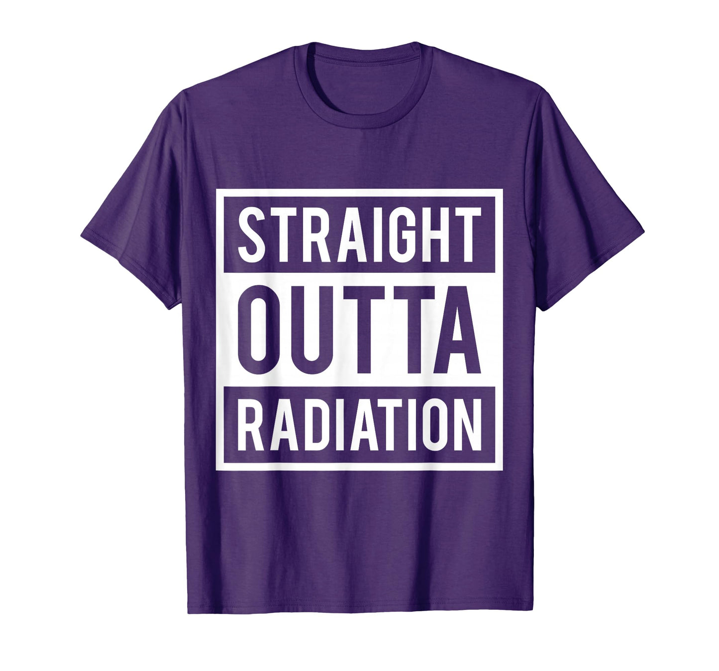 Fight Cancer Awareness Survived Radiation For Men Women T-Shirt