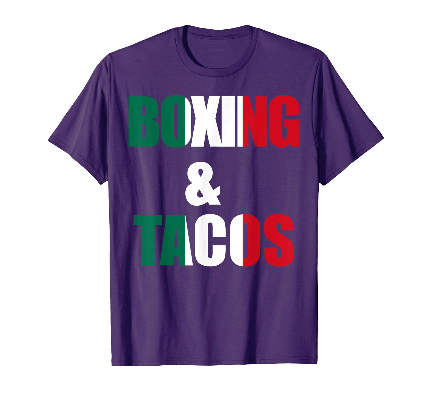 Boxing and Tacos Funny Mexico T-Shirt