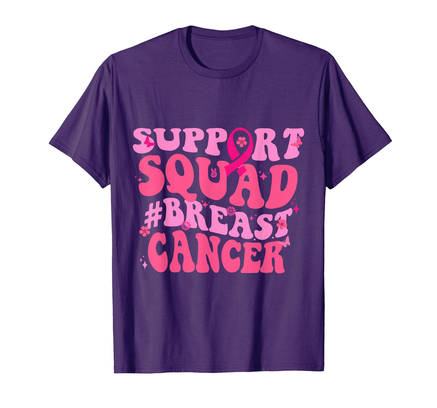 Breast Cancer Awareness Pink Support Squad Breast Cancer T-Shirt