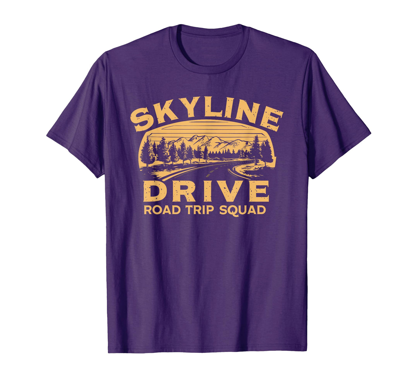 Skyline Drive Road Trip Squad Travel Souvenir T-Shirt
