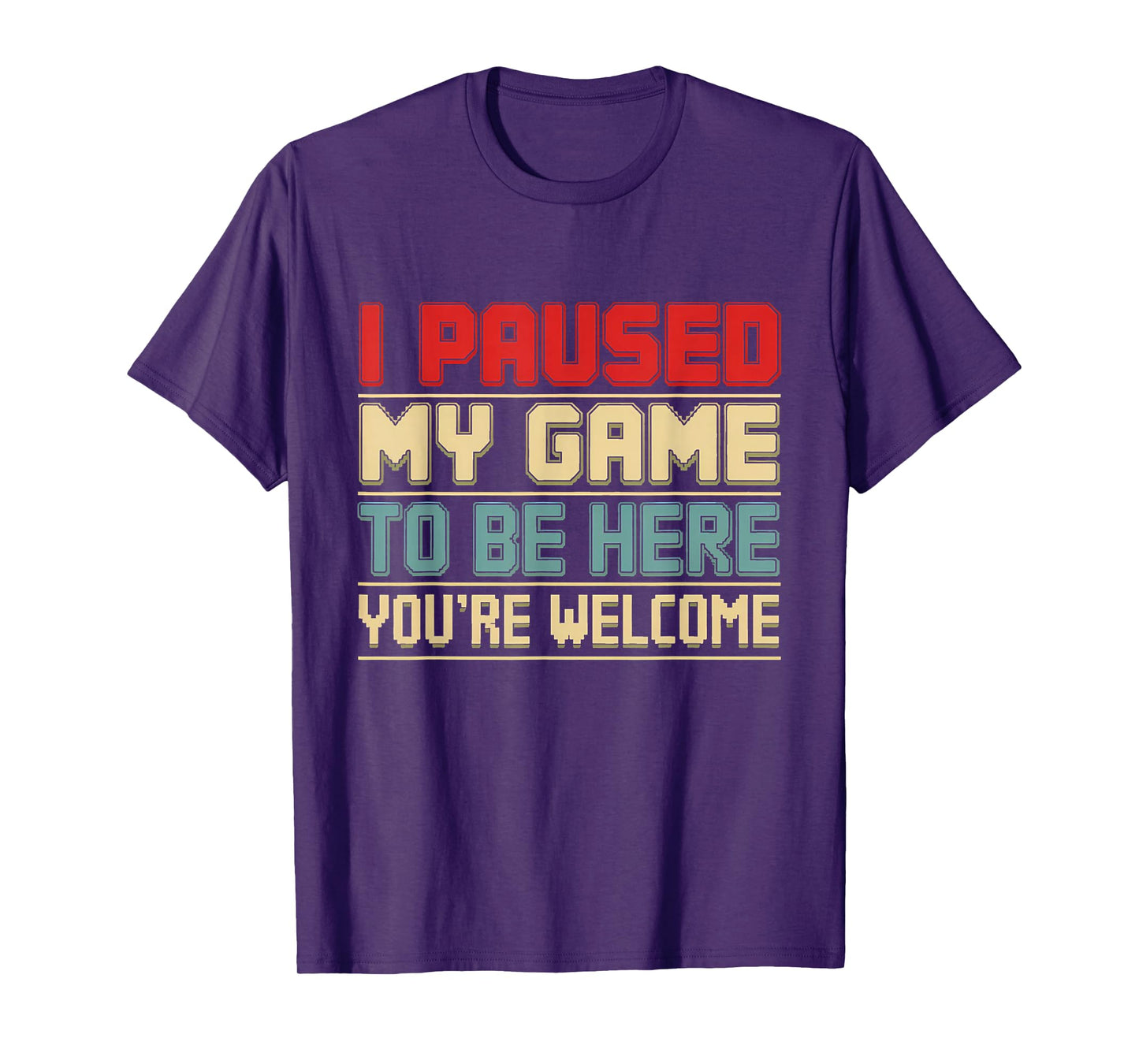 Bruh I Paused My Game Funny Skeleton Halloween Youths Teens T-Shirt