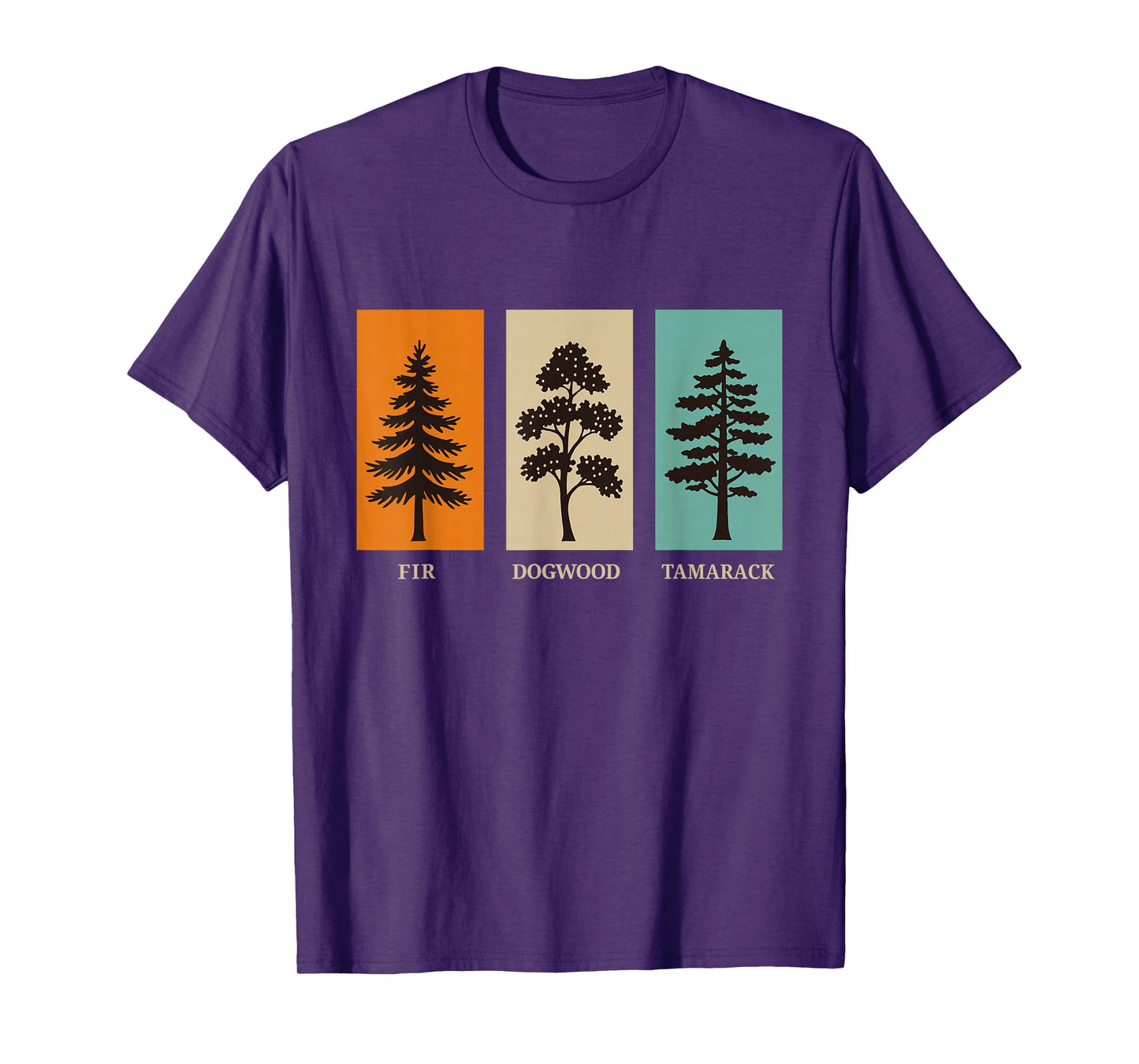 Fir Dogwood Tamarack Patriotic Trees Lover National Park T-Shirt