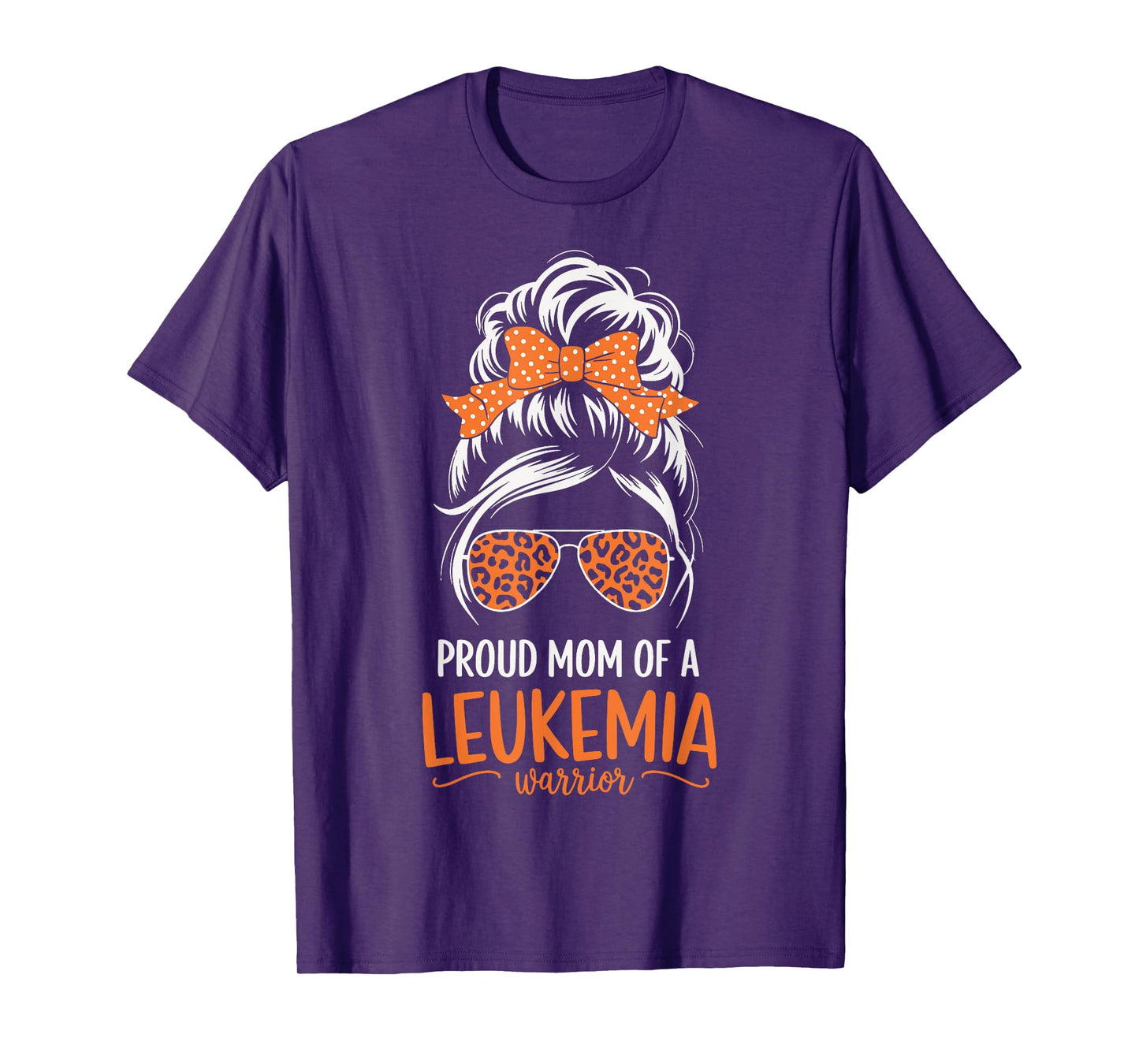 Proud Mom Of A Leukemia Warrior Stem Cell Transplant T-Shirt