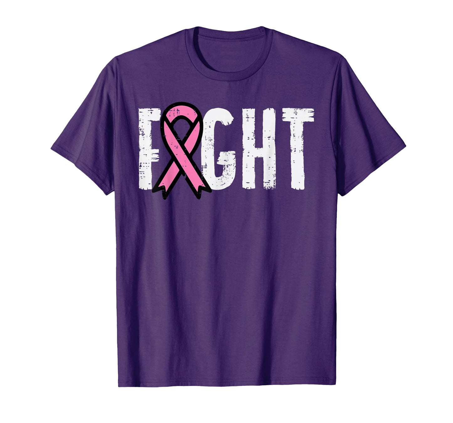 Fight Pink Ribbon Breast Cancer Awareness Men Women Kids T-Shirt