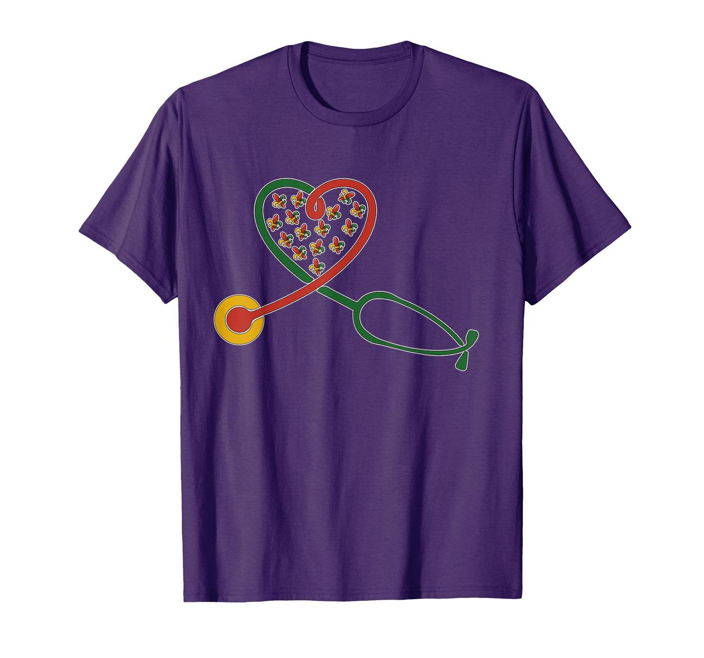 Stethoscope Juneteenth Nurse Melanin Pride African American T-Shirt