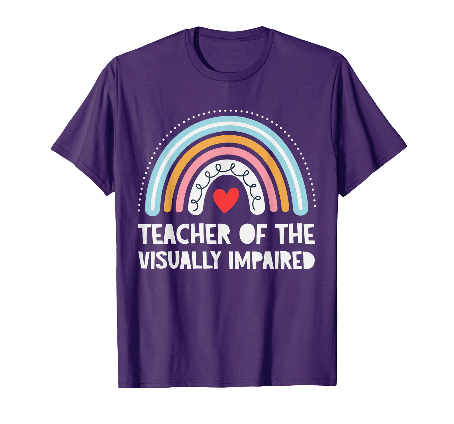 Vision Teacher Crew Boho Back School Appreciation Thank TVI T-Shirt