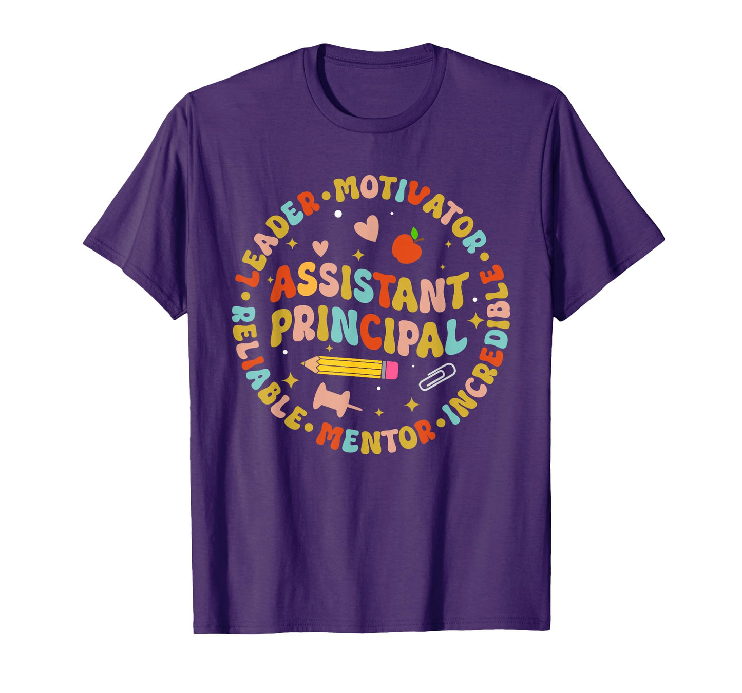 Groovy School Assistant Principal Teacher Appreciation T-Shirt