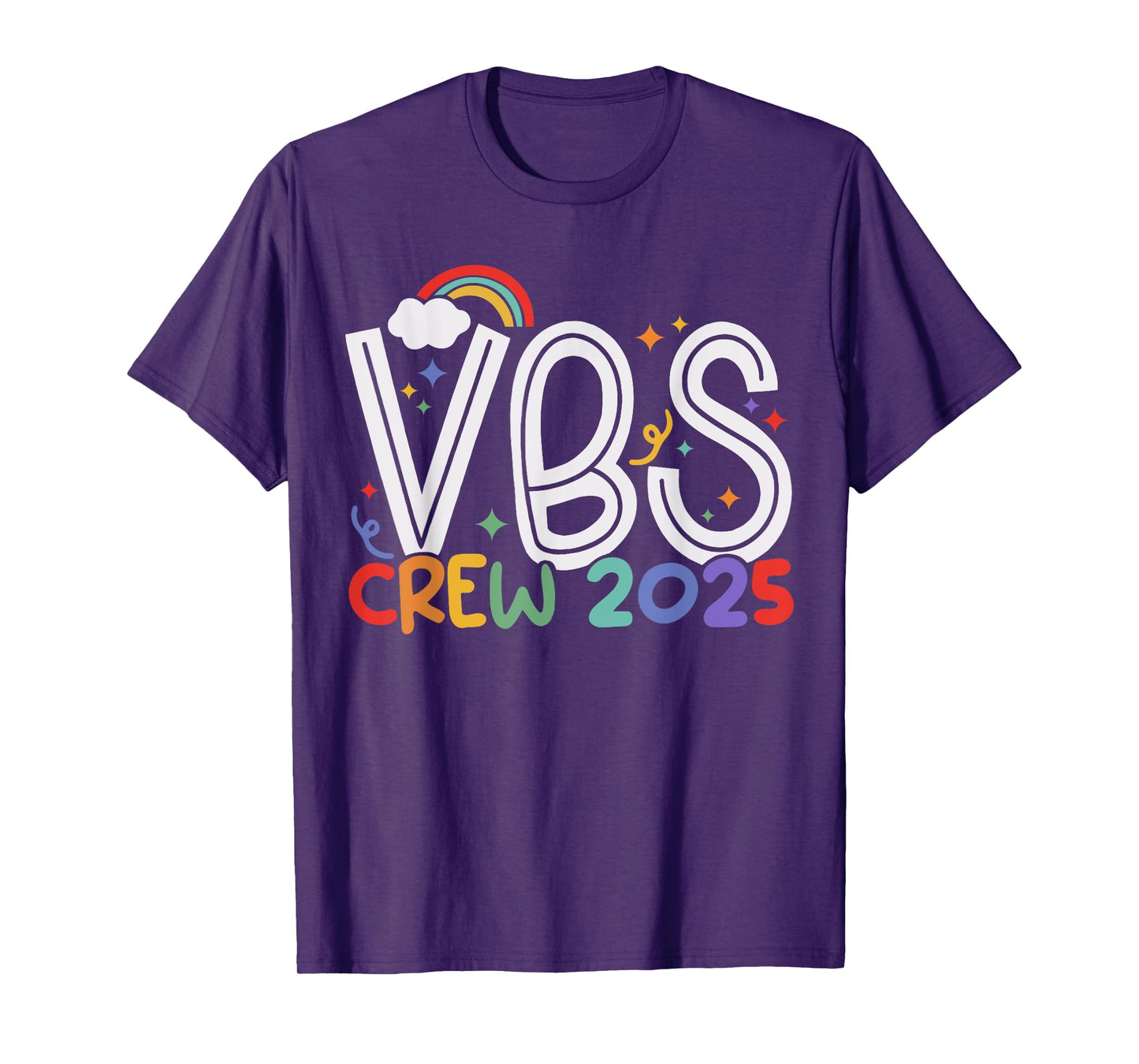 VBS 2025 VBS Crew Summer Camp Vacation Bible School T-Shirt