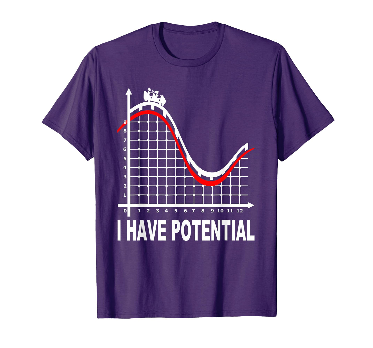 I Have Potential Energy -Roller Coaster- Funny Physics T-Shirt