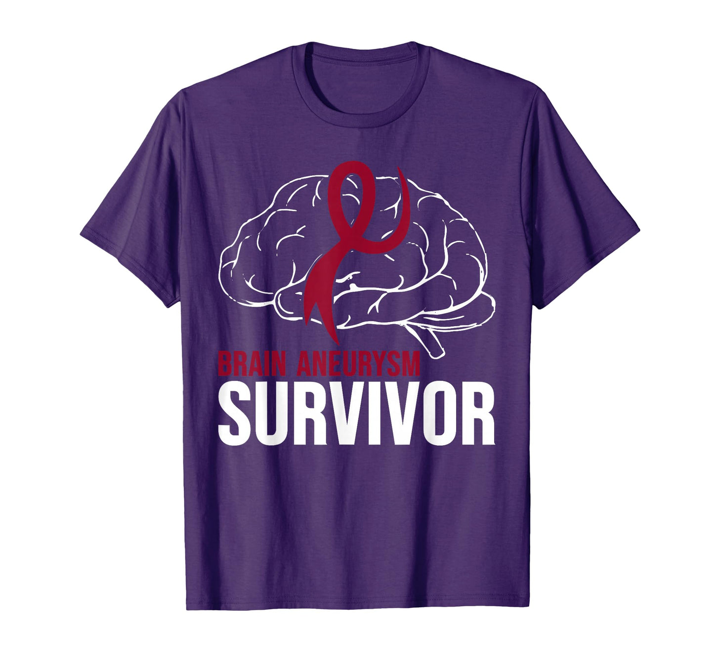Brain Aneurysm Awareness Survivor Brain Aneurysm T-Shirt