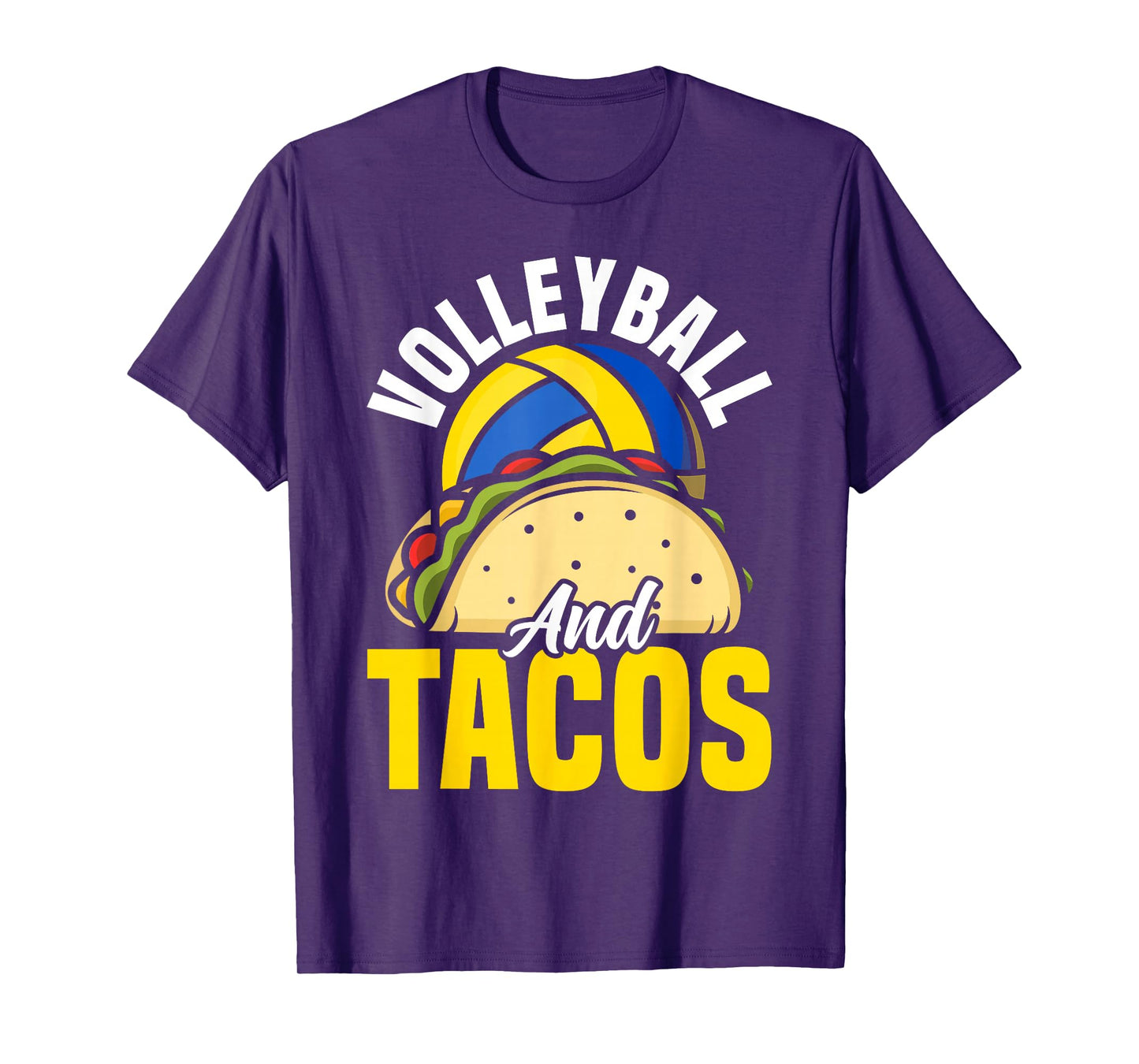 Volleyball Player Team Taco Volleyball and Tacos T-Shirt