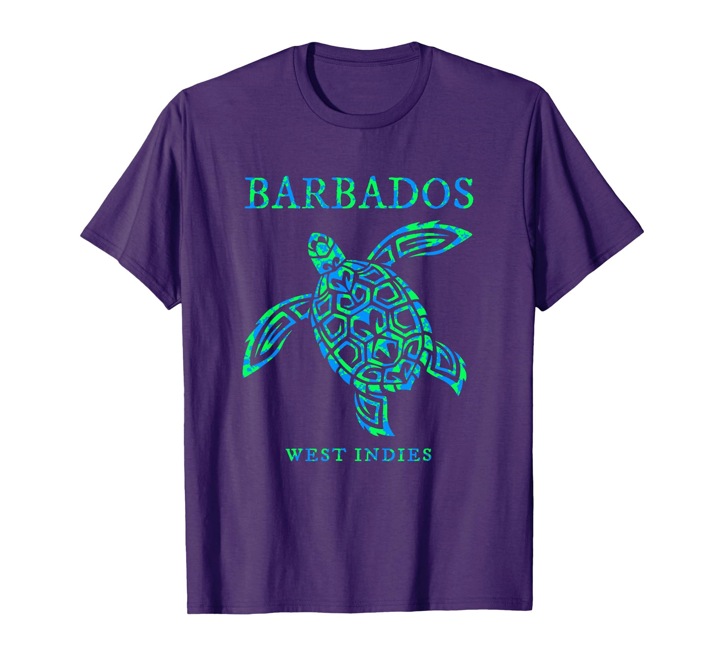 Barbados Sea Turtle Boys Girls Womens Mens Vacation Souvenir T-Shirt