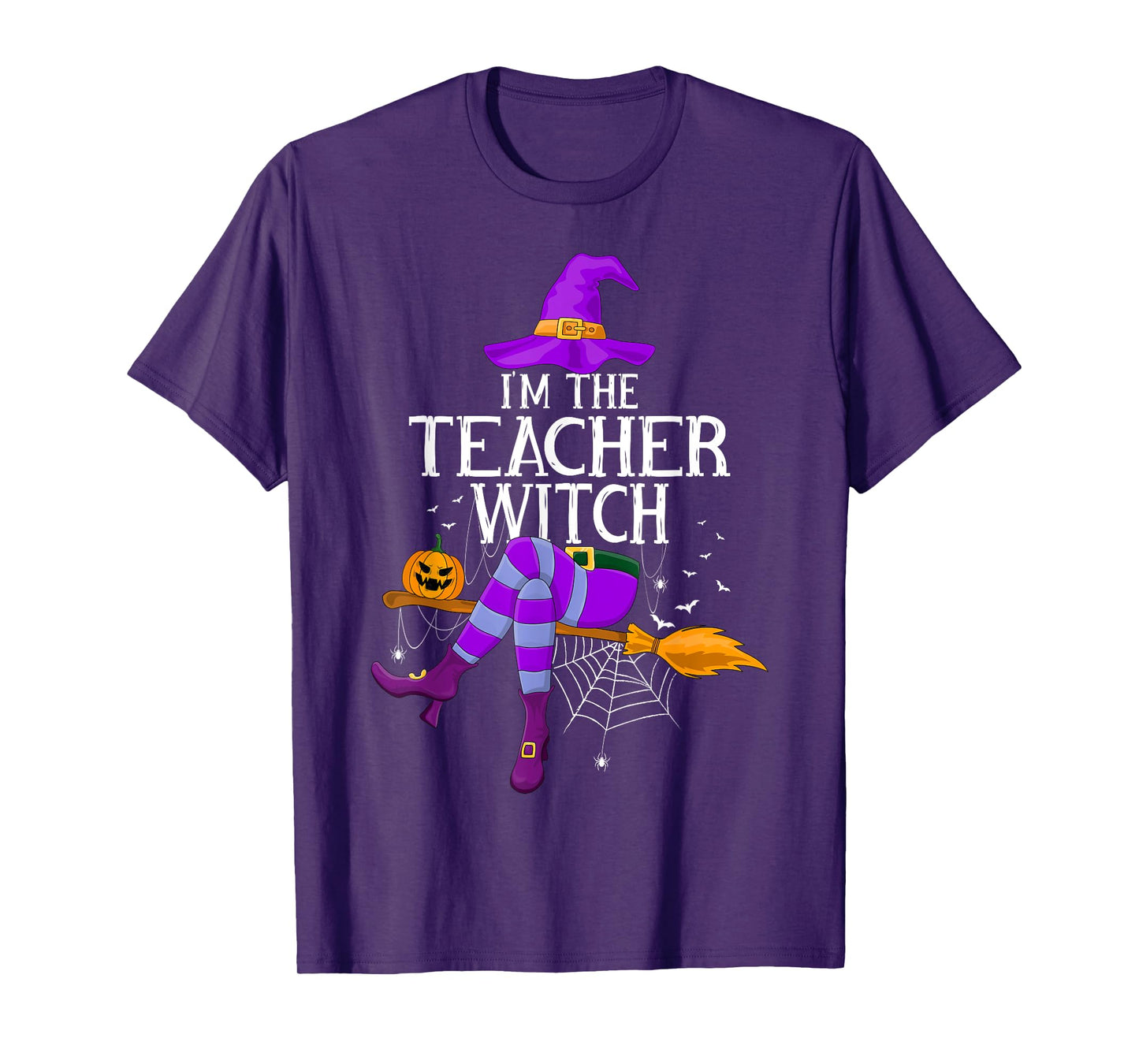 Matching Family Costume I'm The Teacher Witch Halloween T-Shirt