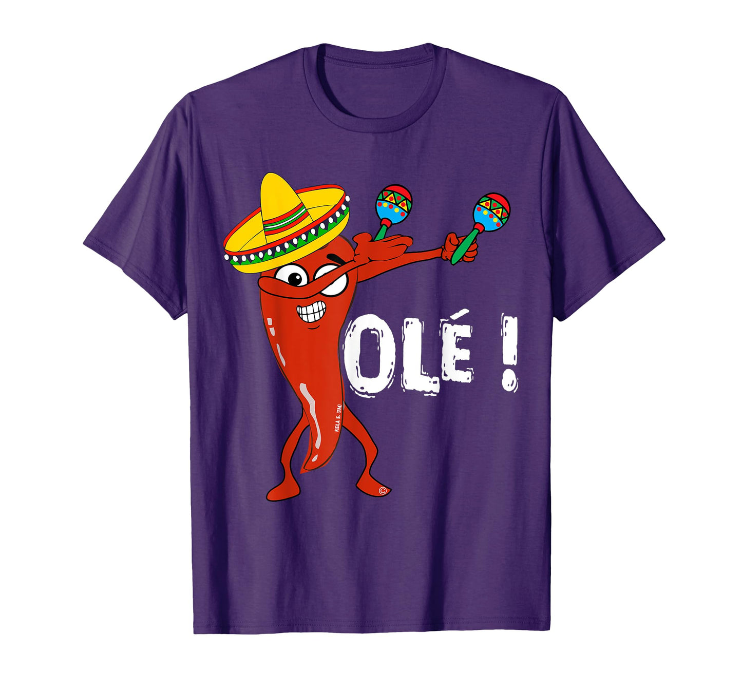 Cinco De Mayo Shirt For Men Women Dancing Chili Pepper Ole T-Shirt