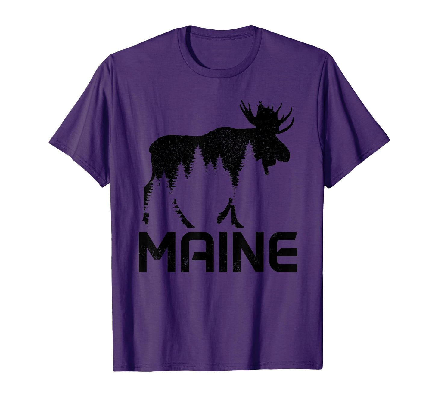 Maine Vintage Moose Souvenir T-Shirt