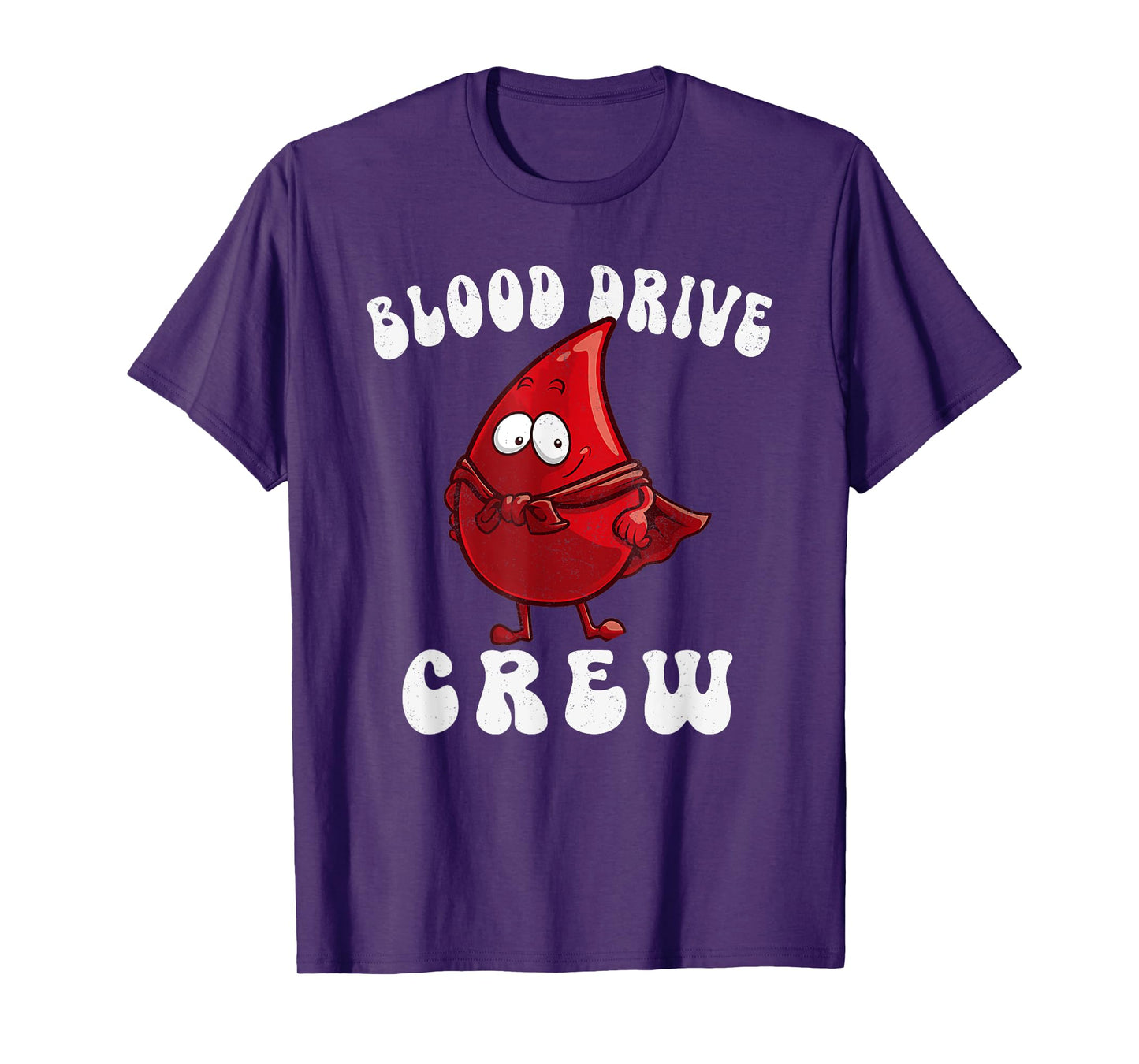 Blood Drive Crew Cute Blood Donor Phlebotomy Drop Of Blood T-Shirt
