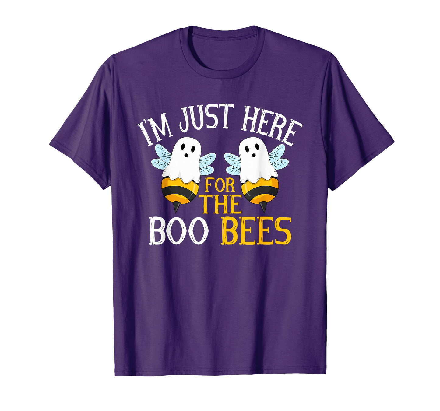I'm Just Here for The Boo Bees Funny Bees Ghost Halloween T-Shirt