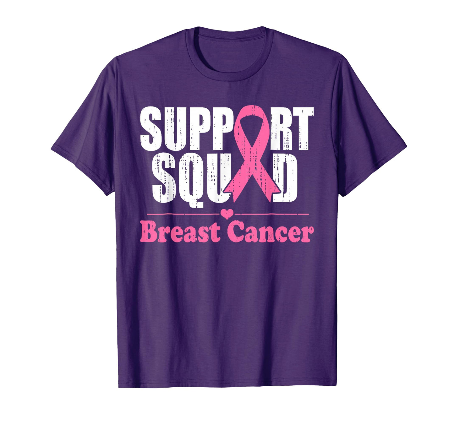 Support Squad Breast Cancer Awareness Month Men Women Kids T-Shirt