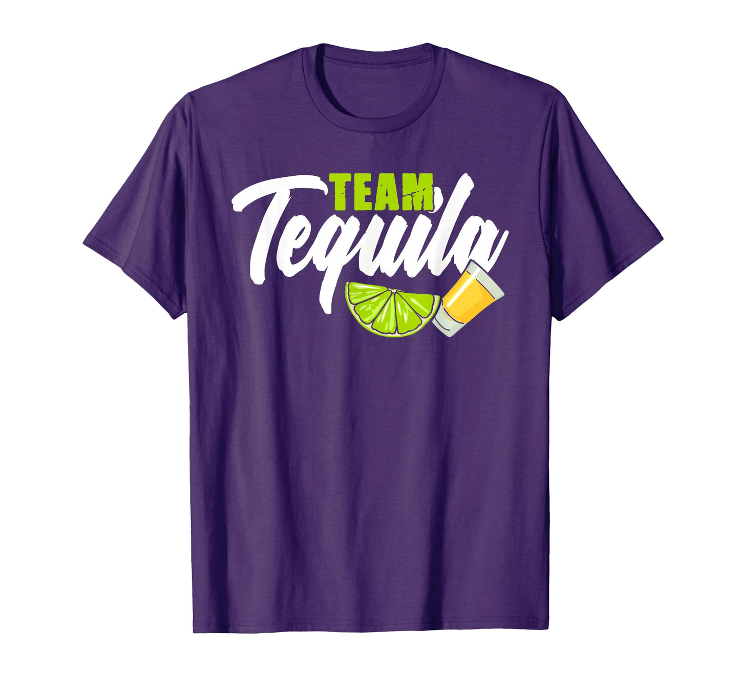 Funny Team Tequila With Green Lime Salt Group Costume T-Shirt