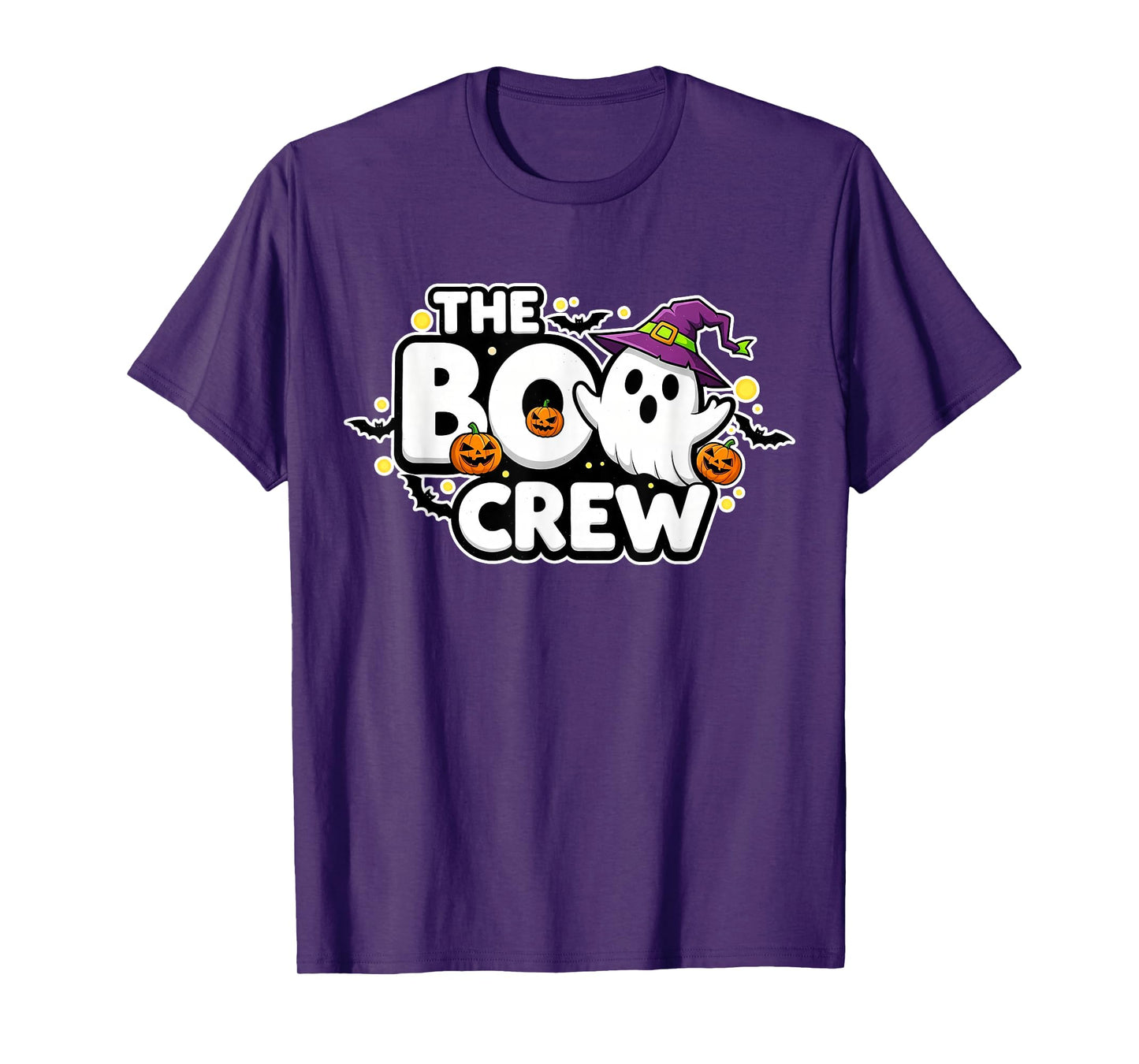 Halloween Ghost The Boo Crew Costume Matching Women Kids Men T-Shirt