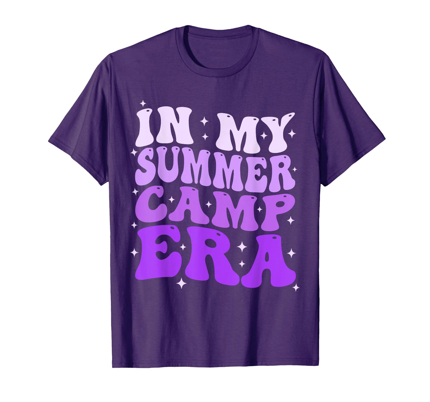 In My Summer Camp Era Groovy Funny Camping Camper Vacation T-Shirt