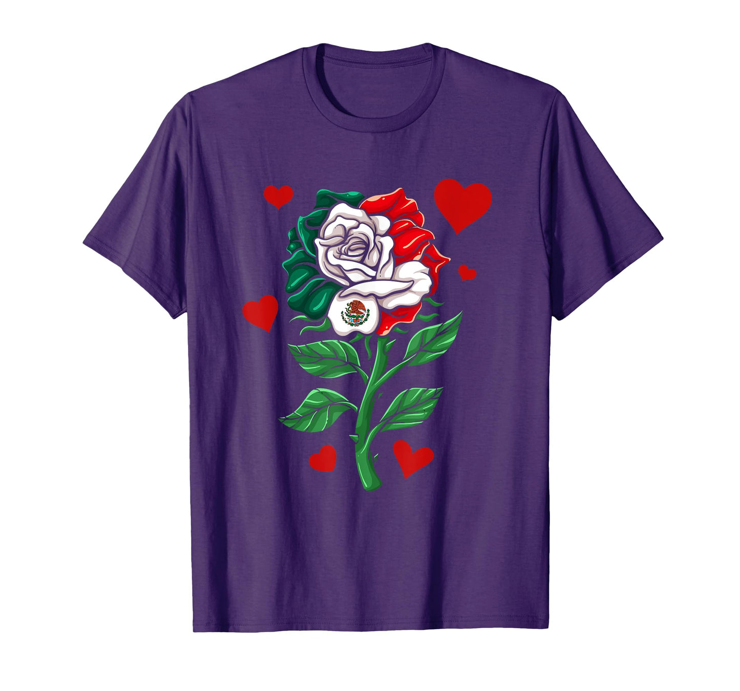 Mexico Gift Rose Tijuana Mexican Hispanic Pride Poncho T-Shirt