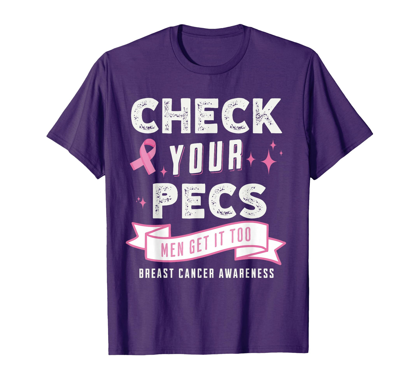 Male Breast Cancer Awareness Mens Breast Cancer Awareness T-Shirt