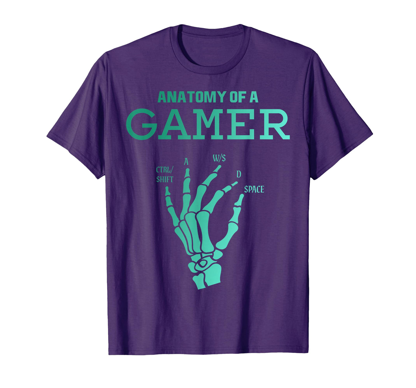 Anatomy of a Gamer Graphic for Gamers and Streamers T-Shirt