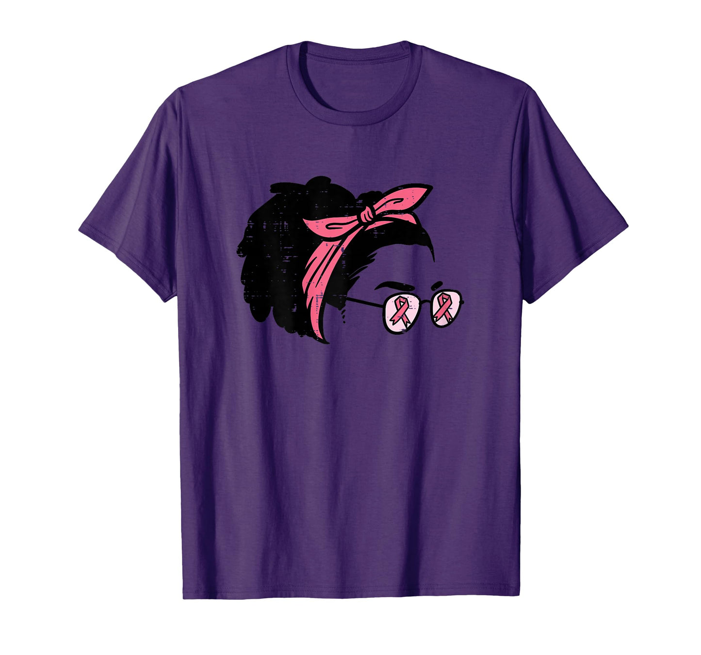 Black Girl Breast Cancer Awareness Survivor African Women T-Shirt