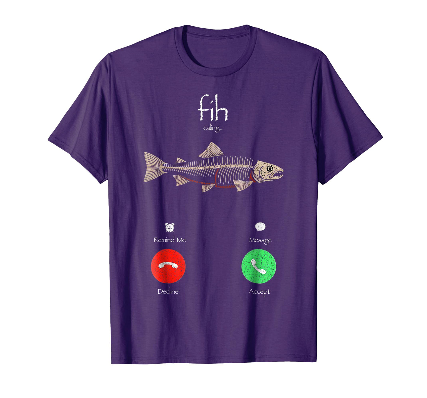 Fih Shoes Fish Funny Misspelled Fish Halloween Fih Calling T-Shirt